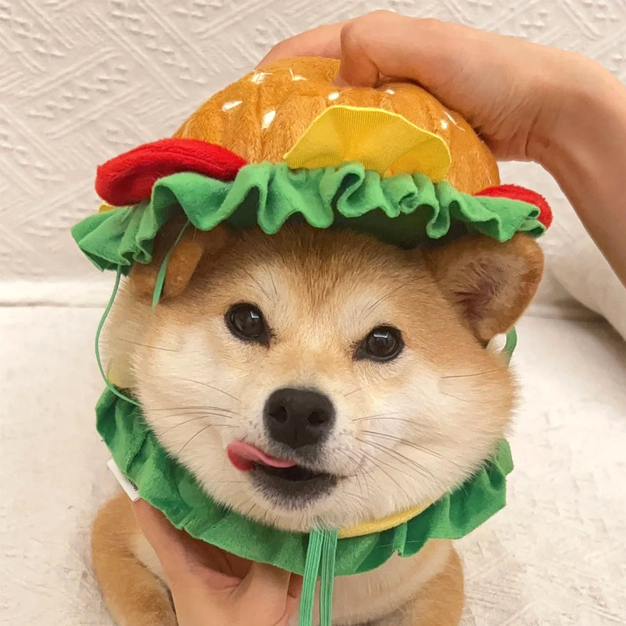 なりきりハンバーガー帽子 - 愛犬へのプレゼントなら、MaRest. Doggo Tokyo/マレスト. ドーゴ トウキョウ