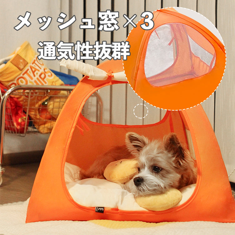 【即納】【1秒設営】ポップアップテント(クッション付き) - 愛犬へのプレゼントなら、MaRest. Doggo Tokyo/マレスト. ドーゴ トウキョウ