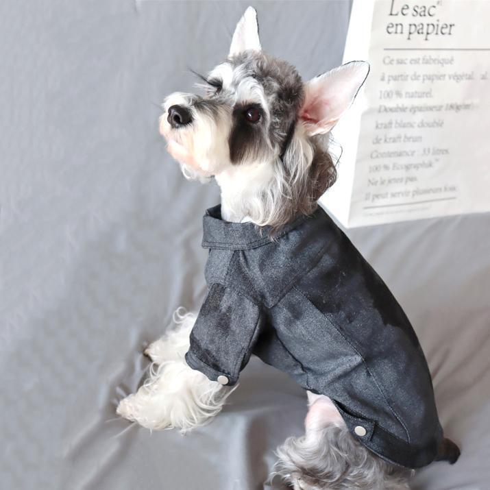 【一部即納】ブリーチデニム＊ジャケットシャツ - 愛犬へのプレゼントなら、MaRest. Doggo Tokyo/マレスト. ドーゴ トウキョウ